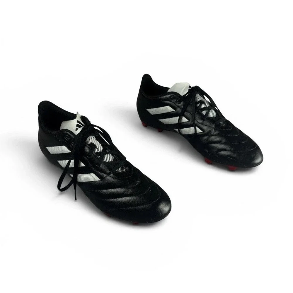ADIDAS 12.5 Mens Soccer Cleats Black White Red FG Lace Up SGC753002